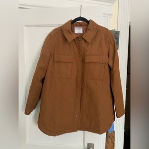 NWOT Quilted Utility Shacket